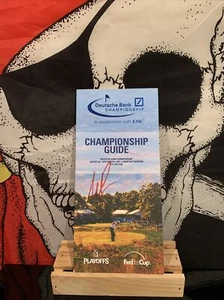 WEBB SIMPSON *WINNER* SIGNED PGA Autograph 2011 Deutsche Bank Championship Guide - Picture 1 of 3