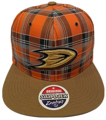 Zephyr NHL Anaheim Ducks "Gaélico" Flat Bill SnapBack Sombrero TOTALMENTE NUEVO CON ETIQUETAS Foto 1 de 4