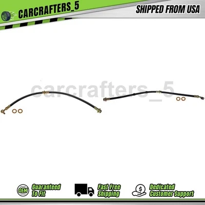 2 mangueras hidráulicas de freno delantero para Nissan Murano 2003 2004 2005 2006 2007 3,5 L Foto 1 de 4