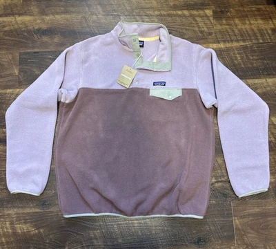 NWT Patagonia Women Lightweight Synchilla fleece Pullover Dulse Mauve XL - Image 1 of 4
