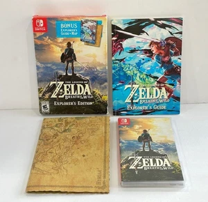 RARE Nintendo Switch The Legend of Zelda: Breath of the Wild Explorer's Edition - Picture 1 of 10