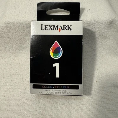Genuine Lexmark #1 Color 18C0781 Ink Cartridge - Sealed Expired - Image 1 of 4