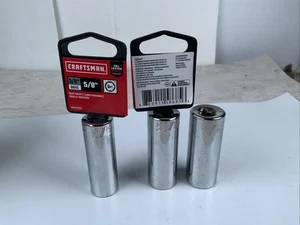 Craftsman 3pc CMMT Series 3/8 Drive 6pt DEEP SAE Sockets 5/8, 11/16, 3/4 - Picture 1 of 5