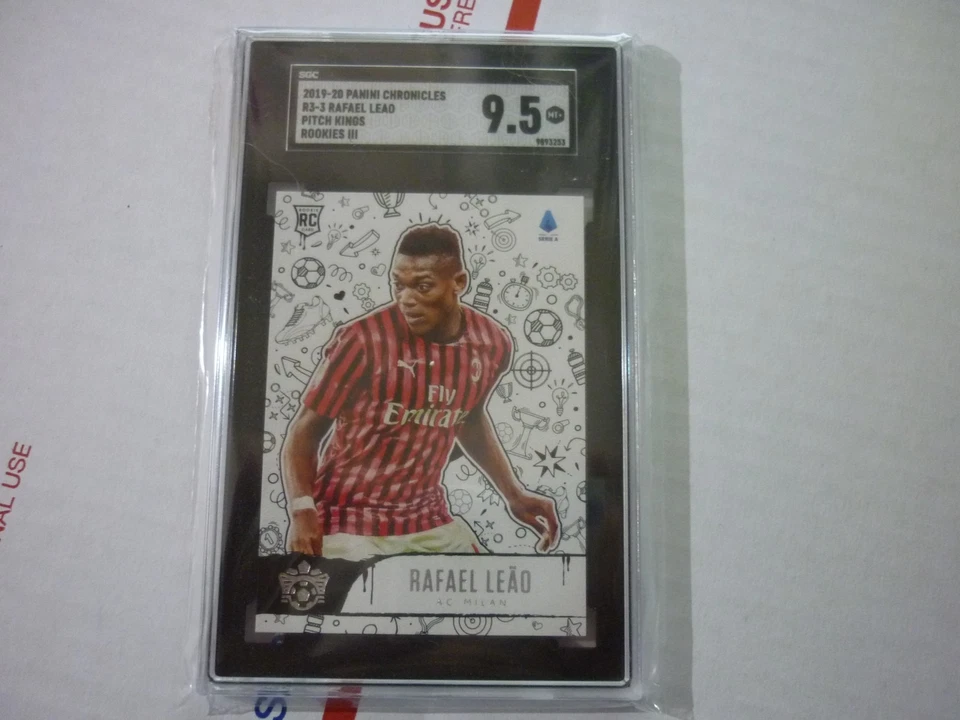 Rafael Leao 2019-20 Panini Chronicles #R3-3 RC Pitch Kings Rookie III SGC9.5 - Image 1 of 3