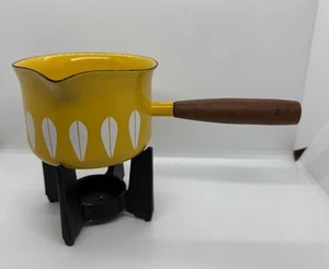 Catherineholm Yellow lotus Butter Warmer With Cast Iron Stand - Picture 1 of 24