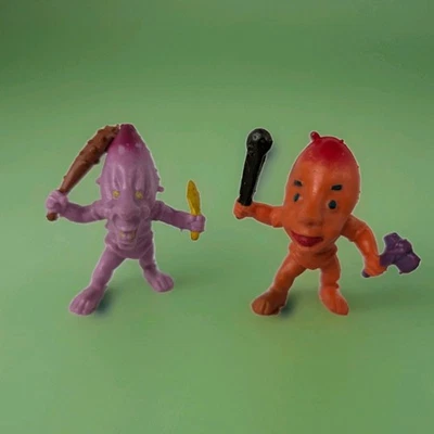 Lote El Otro Mundo Jipp & Moggs Pequeñas Goma PVS Mini Figuras x2 Fantasía AD&D Foto 1 de 3