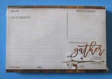 OBOT gather I am with Thee pack 50 RECIPE CARDS Legacy Christian gift