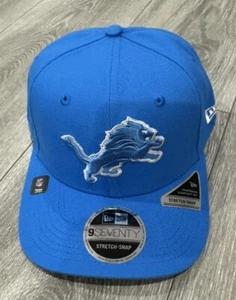 Detroit Lions New Era 9Seventy Stretch-Snap SnapBack Hat Blue Color - Picture 1 of 4