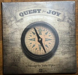 QUEST FOR JOY: Six Bliblical Truths Message By John Piper, Desiring God CD NEW - Picture 1 of 2