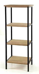 MOBILETTO Libreria Scaffale CUCINA INGRESSO BAGNO METALLO LEGNO 103*41*33 cm - Foto 1 di 3