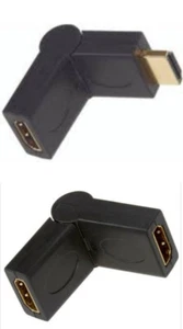 Philips HDMI Foldable Adapter 24 K Gold Folds 180 degrees HDTV Optimized - Picture 1 of 7