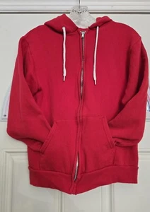 Sudadera con capucha vintage Hanes cremallera completa talla pequeña hecha en EE. UU. - Imagen 1 de 9