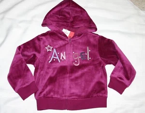 Gymboree WINTER PRINCESS Velour Hoodie Jacket or Pants Dark Wine NWT 3 4 5 6 - Picture 1 of 4
