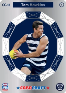 2023 Teamcoach AFL Card Craft CC-13-1 Tom Hawkins Geelong Cats Code Unused - Picture 1 of 2