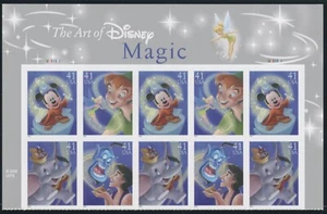 US - 2007 Disney Characters: The Art of Magic - SC# 4192-4195 Pane of 10 MNH - Picture 1 of 2