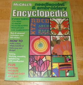 McCall's Needlepoint & Boridery Encyclopedia 1978 un libro de aprendizaje haciendo - Imagen 1 de 1