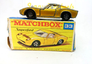 MATCHBOX SUPERFAST  LAMBORGHINI MIURA 33a - original transitional box