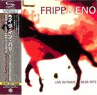 ROBERT FRIPP & BRIAN ENO LIVE IN PARIS 28.05.1975 JAPAN MINI LP 3 SHM CD