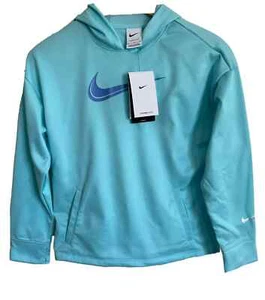 NEW w/TAGS TEAL Nike Girls Hoodie; THERMA-FIT/ Sports /Training/Yoga; Size M - Picture 1 of 3