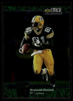 1997 Collector's Choice #TC22 Desmond Howard Turf Champions - Image 1 of 2