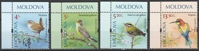 Moldova 2025 Birds, Songbirds 4 MNH stamps - Image 1 of 4