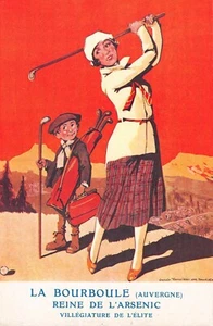 CPA PUBLICITE LA BOURBOULE REINE DE L'ARSENIC - Picture 1 of 1