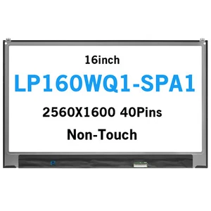 LP160WQ1-SPA1 LP160WQ1(SP)(A1) 16"WQXGA IPS EDP LCD SCREEN Panel Matrix Display. - Picture 1 of 8