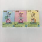 Kirby Fluffy Puffy Mine Play in the Flowers Kirby Figures Banpresto Set of 3 NEW