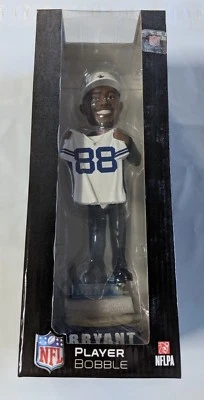 Camiseta deportiva blanca Dez Bryant #88 Draft Day Bobblehead Bobble Dallas Cowboys #/504 Foto 1 de 4