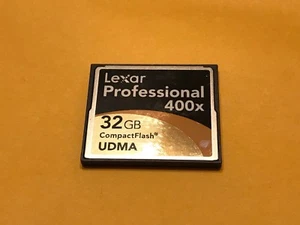 Lexar 32gb 400x Compact Flash Memory Card - Picture 1 of 3