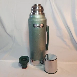 Vtg Aladdin Stanley A-944DH 1 QT Thermos #100 Cup #RH94 Handle #13B Stopper - Picture 1 of 19