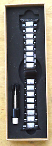 Smart Watch Band High End 42/44mm Resin Stainless Steel Black White