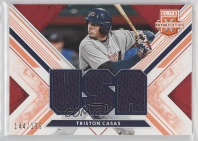2019 Elite Extra Edition USA National Team Materials Orange /199 Triston Casas - Image 1 of 2