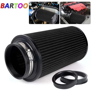 Performance High Flow Cold Air Intake Black Air Filter 3", 3.5", 4", 10.5" Tall - Bild 1 von 12