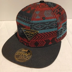 Official LX1 Teal Burgundy Aztec Baseball Hat Adjustable Strap-back Cap - Picture 1 of 10