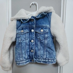 GAP Denim 3T Jacket :: Unisex :: Sherpa gefütterte Jeansjacke TOP ZUSTAND - Bild 1 von 10