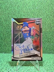 Jud Fabian 2022 Panini Elite Extra Edition Prospect Auto #67 - Picture 1 of 2