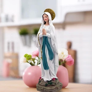 11" Virgin Mary Statue-Our Lady of Lourdes Statue Catholic Blessed Virgin Mother - Picture 1 of 11
