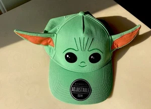 STAR WARS ~ Baby Yoda Grogu Hat Cap Snap Back The Mandalorian ~ Hot topic ~ New - Picture 1 of 6