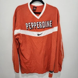 Vintage Pepperdine University Jersey Mens Large Orange Nike Team Football - Picture 1 of 7