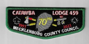 Catawba Lodge 459 1951-2021 70th Flap DGR Bdr Mecklenburg County, NC - Picture 1 of 1