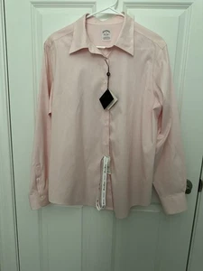 Neu mit Etikett Brooks Brothers Damenhemd rosa Baumwollmischung Größe 16 - Bild 1 von 12