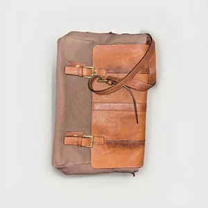 Scully  Leather Messenger Bag Crossbody Briefcase Brown Work Career  - Picture 1 of 5