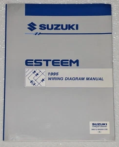 1995 Suzuki Esteem Electrical Wiring Diagrams Original Schematics Manual - Imagen 1 de 1