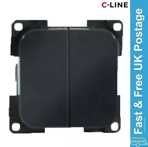Interruptor doble de 2 velocidades C-Line 12v o 240v CBE caravana autocaravana VW cámper barco - Imagen 1 de 6