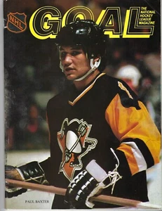 1982 10/27 Goal Magazine hockey Pittsburgh Penguins Washington Capitals Baxter - Picture 1 of 2