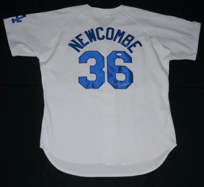 DON NEWCOMBE AUTOGRAPHED JERSEY (DODGERS) W/ PROOF - JSA COA! - Image 1 of 2