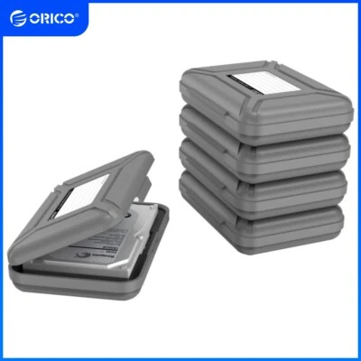 ORICO 5X 3.5" Hard Drive Case Portable HDD Protective Box fr 3.5'' HDD Dustproof - Image 1 of 4