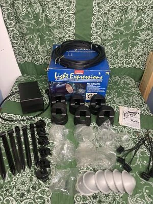 NOS Intermatic Malibu Low Voltage Landscape Lighting 6 Flood Light Set LX90606T - Image 1 of 4