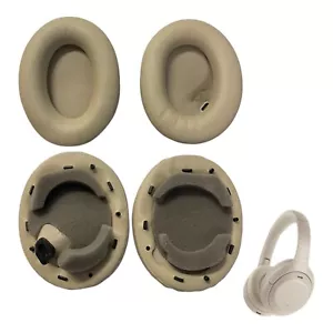 Sony WH-1000XM4 Headphones Pair Replacement Ear Pads Cushions (Silver)  - Parts - Picture 1 of 3